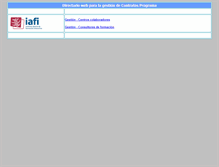 Tablet Screenshot of comercial.iafi.es